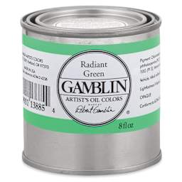 Gamblin Artist's Oil Color - Radiant Green, 8 oz can