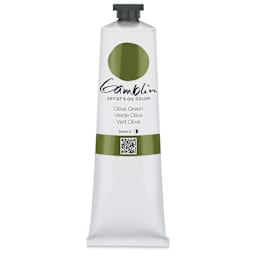 Gamblin Artist's Oil Color - Olive Green, 150 ml tube