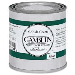 Gamblin Artist's Oil Color - Cobalt Green, 8 oz Can