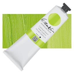 Gamblin Artist's Oil Color - Cadmium Green, 150 ml tube and swatch