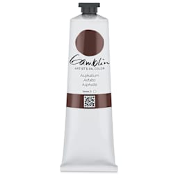 Gamblin Artist's Oil Color - Asphaltum, 150 ml tube