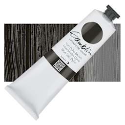 Gamblin Artist's Oil Color - Van Dyke Brown, 150 ml tube and swatch