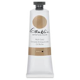 Gamblin Artist's Oil Color - Rich Gold, 37 ml tube
