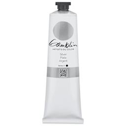 Gamblin Artist's Oil Color - Silver, 150 ml tube