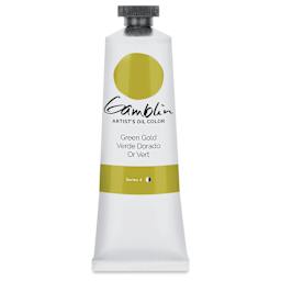 Gamblin Artist's Oil Color - Green Gold, 37 ml tube