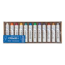 Shiva Oilstik Oil Paint - Set of 12, Iridescent, 37 ml
