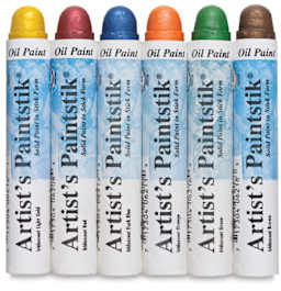 Shiva Oilstik Oil Paint - Set of 6, Iridescent, 37 ml 