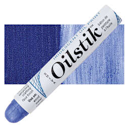 Shiva Oilstik Oil Paint - Iridescent Sapphire oilstik and swatch