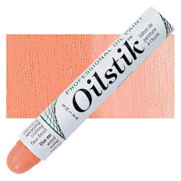 Shiva Oilstik Oil Paint - Peach oilstik and swatch