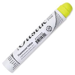 Shiva Oilstik Oil Paint - Fluorescent Yellow, 37 ml (Back)