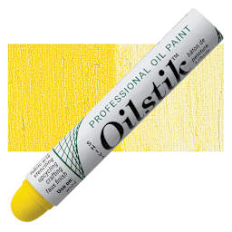 Shiva Oilstik Oil Paint - Azo Yellow oilstik and swatch