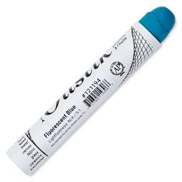 Shiva Oilstik Oil Paint - Fluorescent Blue, 37 ml (Back)