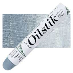 Shiva Oilstik Oil Paint - Slate Blue oilstik and swatch