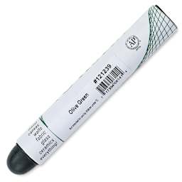 Shiva Oilstik Oil Paint - Olive Green, Regular (Back)