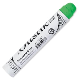 Shiva Oilstik Oil Paint - Fluorescent Green, 37 ml (Back)