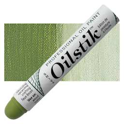 Shiva Oilstik Oil Paint - Meadow Green oilstik and swatch