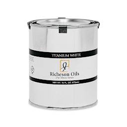 Shiva Signature Artist Oil Color - Titanium White, 16 oz Can