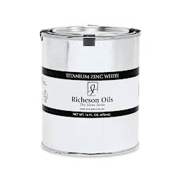 Shiva Signature Artist Oil Color - Titanium-Zinc White, 16 oz Can