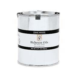 Shiva Signature Artist Oil Color - Zinc White, 16 oz Can