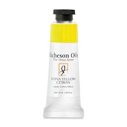 Shiva Signature Artist Oil Color - Shiva Yellow Citron, 1.25 oz Tube