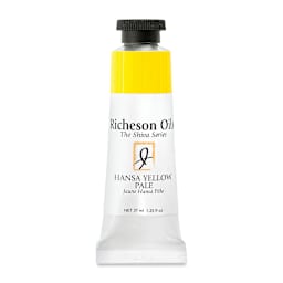 Shiva Signature Artist Oil Color - Shiva Yellow Pale (Hansa), 1.25 oz Tube