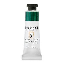Shiva Signature Artist Oil Color - Phthalo Green (Blue Shade), 1.25 oz Tube