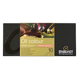 Rembrandt Artists' Oils - Portrait Set, Set of 10, 15 ml tubes, front of package