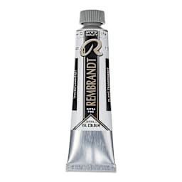 Rembrandt Artists' Oil Color - Transparent White, 40 ml tube