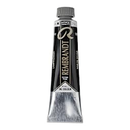Rembrandt Artists' Oil Color - Lamp Black, 40 ml tube