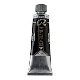 Rembrandt Artists' Oil Color - Ivory Black, 150 ml tube