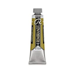 Rembrandt Artists' Oil Color - Transparent Yellow Green, 40 ml tube