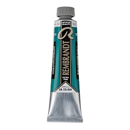 Rembrandt Artists' Oil Color - Phthalo Turquoise Blue, 40 ml tube