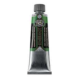 Rembrandt Artists' Oil Color - Permanent Green Medium, 150 ml tube