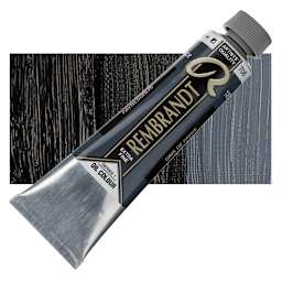Rembrandt Artists' Oil Color - Payne's Gray, 40 ml tube and swatch