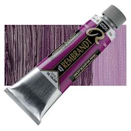 Rembrandt Artists' Oil Color - Permanent Blue Violet, 150 ml tube and swatch