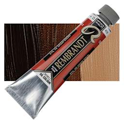 Rembrandt Artists' Oil Color - Stil De Grain Brown, 40 ml tube and swatch