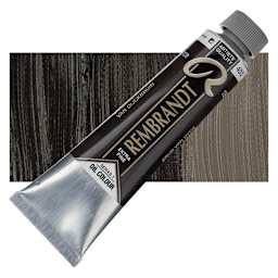 Rembrandt Artists' Oil Color - Vandyke Brown, 40 ml tube and swatch