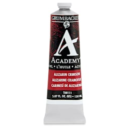 Grumbacher Academy Oil Color - Alizarin Crimson, 150 ml tube