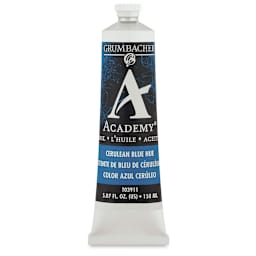 Grumbacher Academy Oil Color - Cerulean Blue Hue, 150 ml tube