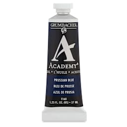 Grumbacher Academy Oil Color - Prussian Blue, 37 ml tube