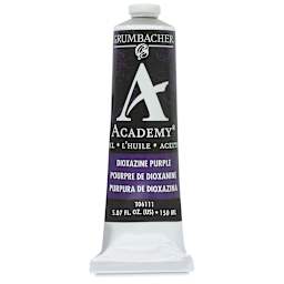 Grumbacher Academy Oil Color - Dioxazine Purple, 150 ml tube