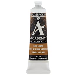 Grumbacher Academy Oil Color - Raw Sienna, 150 ml tube