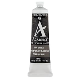 Grumbacher Academy Oil Color - Raw Umber, 150 ml tube