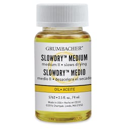 Grumbacher Oil Painting Medium II - Front view of 2.5 oz bottle