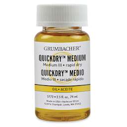 Grumbacher Oil Painting Medium III -  Front of 2.5 oz bottle