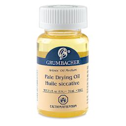 Grumbacher Pale Drying Oil - Front of bottle