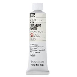 Holbein Artists' Oil Color - Titanium White, 40 ml tube, front