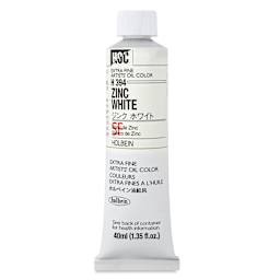 Holbein Artists' Oil Color - Zinc White, 40 ml tube, front