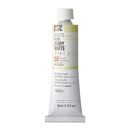 Holbein Artists' Oil Color - Ivory White, 40 ml tube