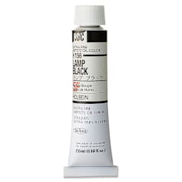 Holbein Artists' Oil Color - Lamp Black, 20 ml tube